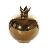 Gold Coated Pomegranate Bud Vase