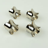 Nickel Napkin Ring Scalloped Set of 4