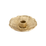 Poppy Candle Holder Brass