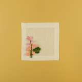 Cocktail Napkin w/ Wisteria Pin