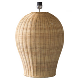 Handwoven Rattan Lamp Base