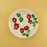 Scarlet Floral Spaghetti Bowl