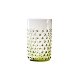 Dotted Water Glass Set of 6 Olive