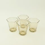 Facet Tumbler Smoke (Set of 4)