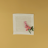 Cocktail Napkin w/ Wisteria Pin