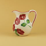 Scarlet Floral Pitcher