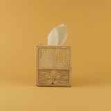 Floral Tissue Box Handwoven