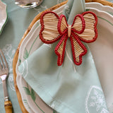 Bow Tie Handwoven Napkin Ring