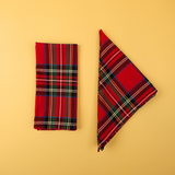 Tartan Napkin Red