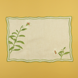 Lily Embroidered Placemat