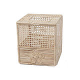 Floral Tissue Box Handwoven