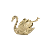Swan Condiment Set Brass