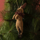 Circus Dog Felt Ornament