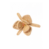 Napkin Ring Orchid Handwoven Iraca